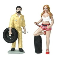 189 FIGURINES TIRE BRIGADE MOTORHEAD MINIATURES 1//18 TOOL SETS RED